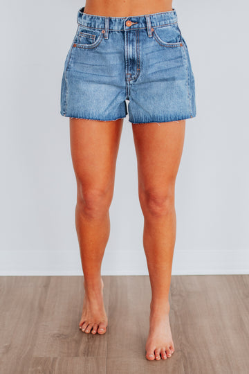 Ava Hidden Shorts - Medium Wash