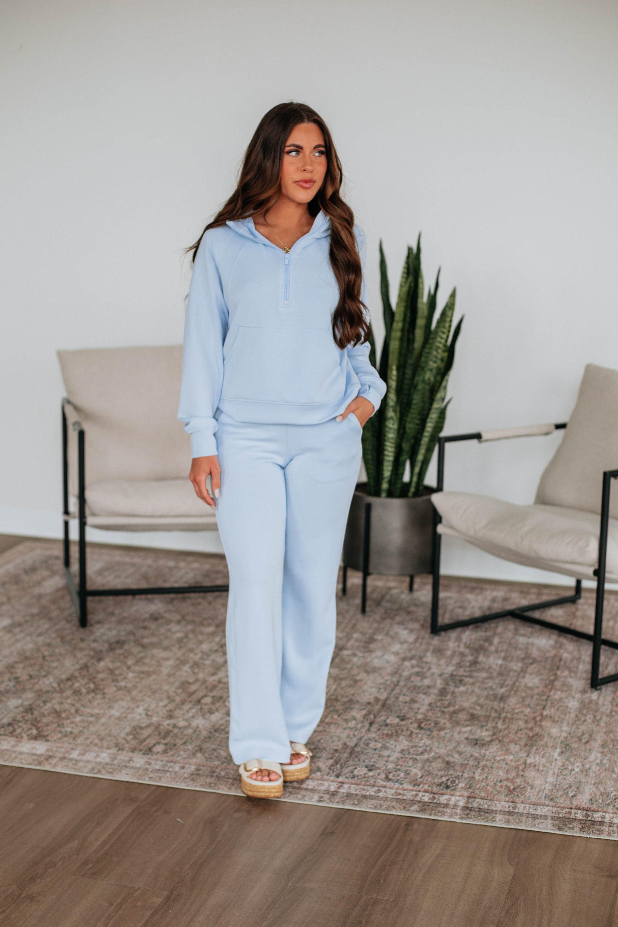 Aubrie Half-Zip Pullover - Frost