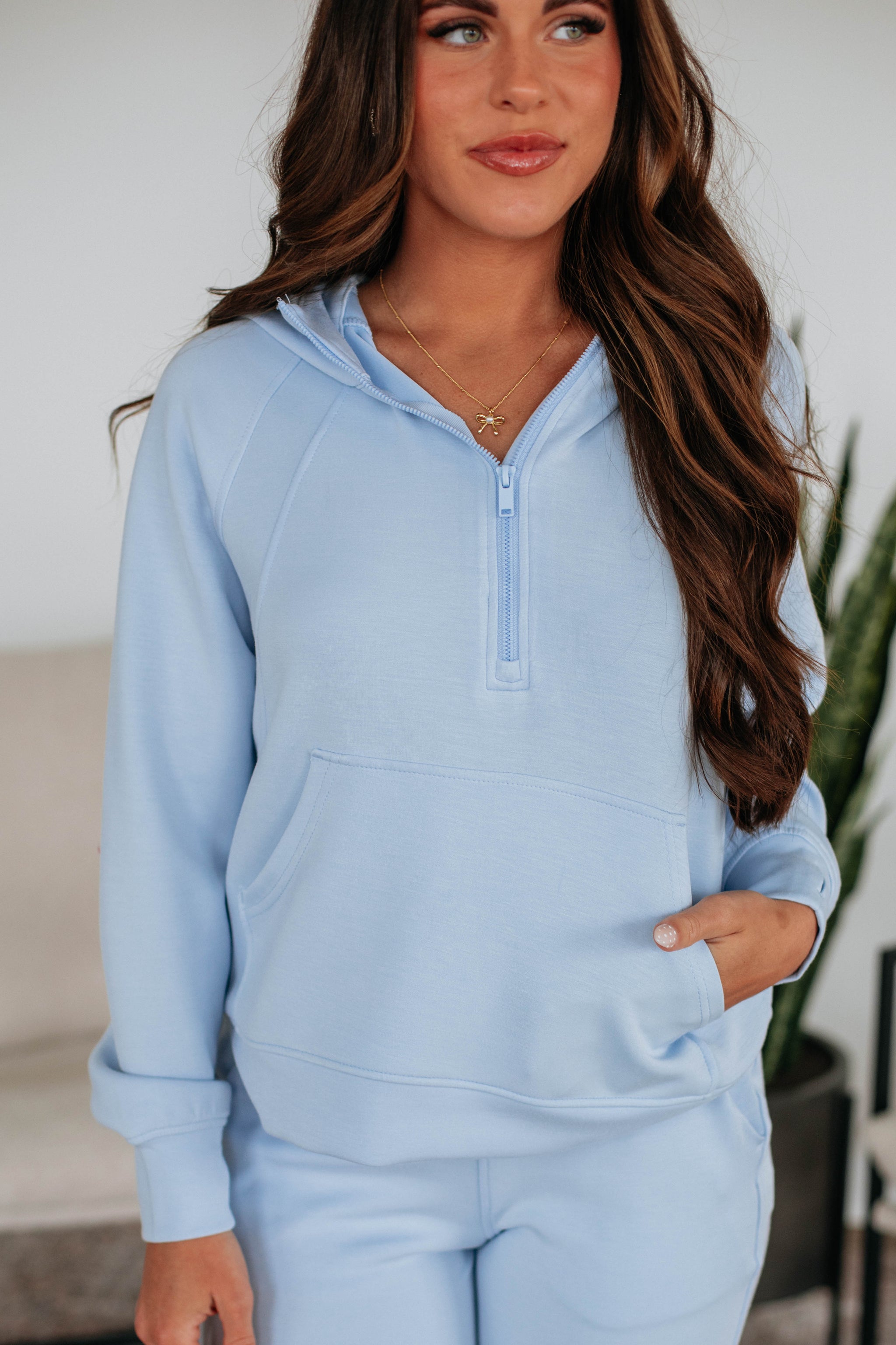 Aubrie Half-Zip Pullover - Frost