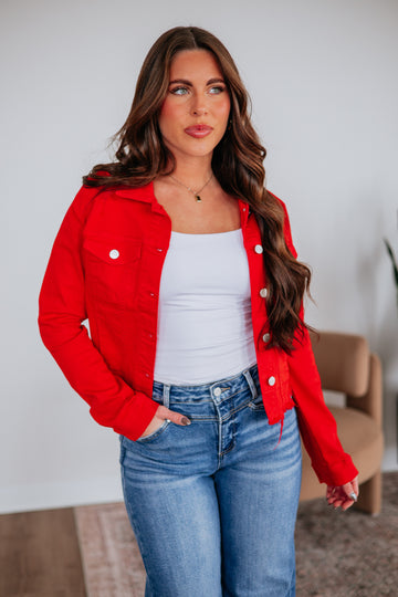 Gemma Risen Denim Jacket - Fiesta