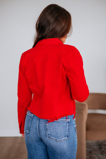 Gemma Risen Denim Jacket - Fiesta