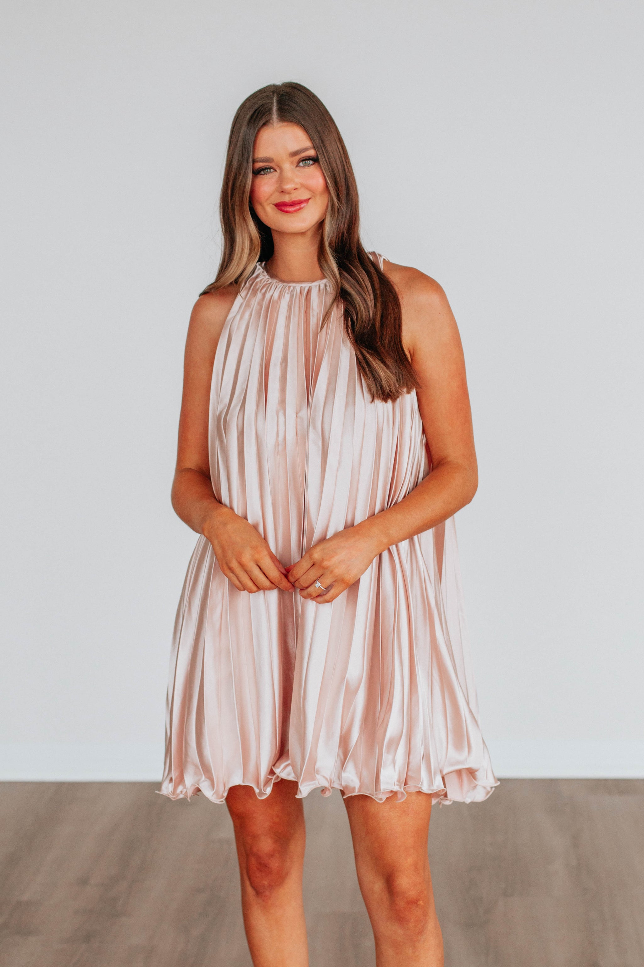 Get In The Groove Dress - Pink Gloss