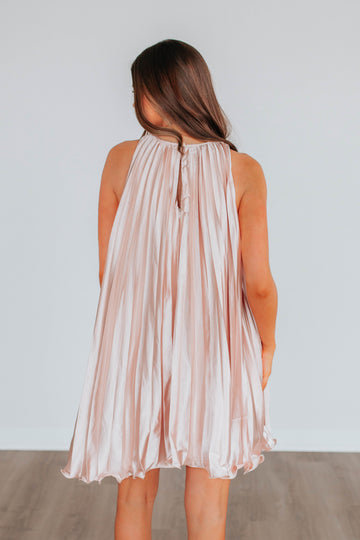 Get In The Groove Dress - Pink Gloss