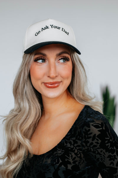 Go Ask Your Dad Trucker Hat