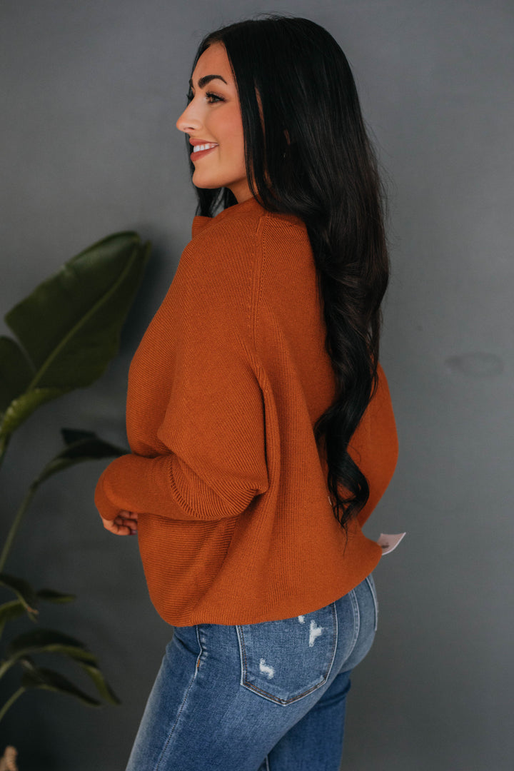 Gretchen Dolman Sweater - Camel