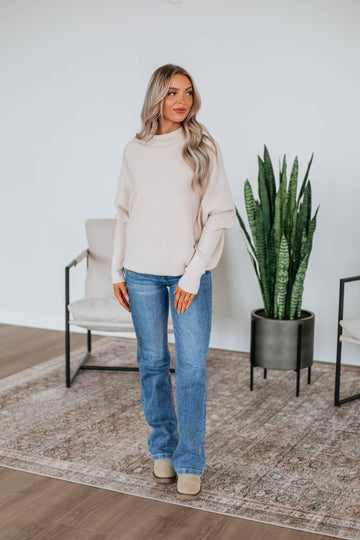 Gretchen Dolman Sweater - Natural