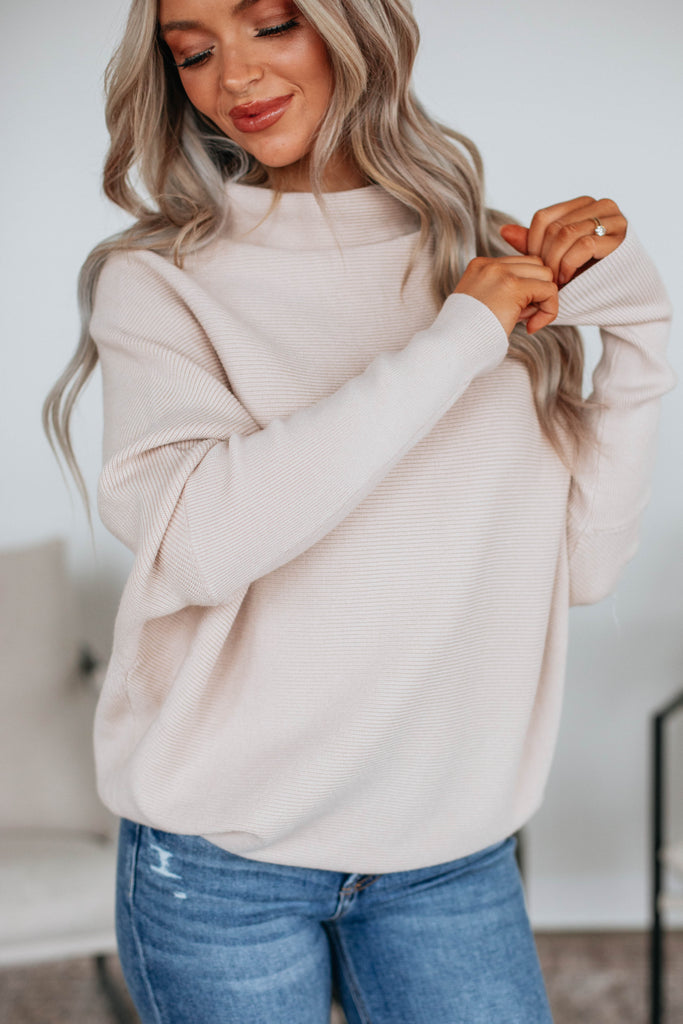 Max Studio Women's Double Knit Dolman Hoodie - Relaxed Fit, Funnel Neck, Long Sleeves, Pullover