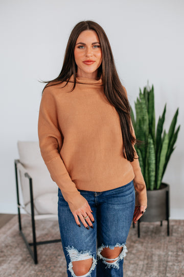 Gretchen Dolman Sweater - Toast
