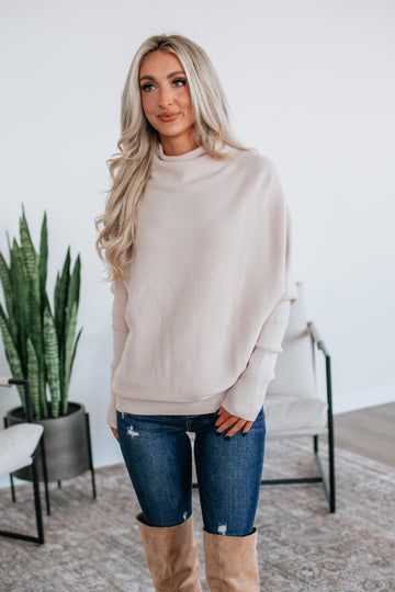 Gretchen Dolman Sweater - Natural