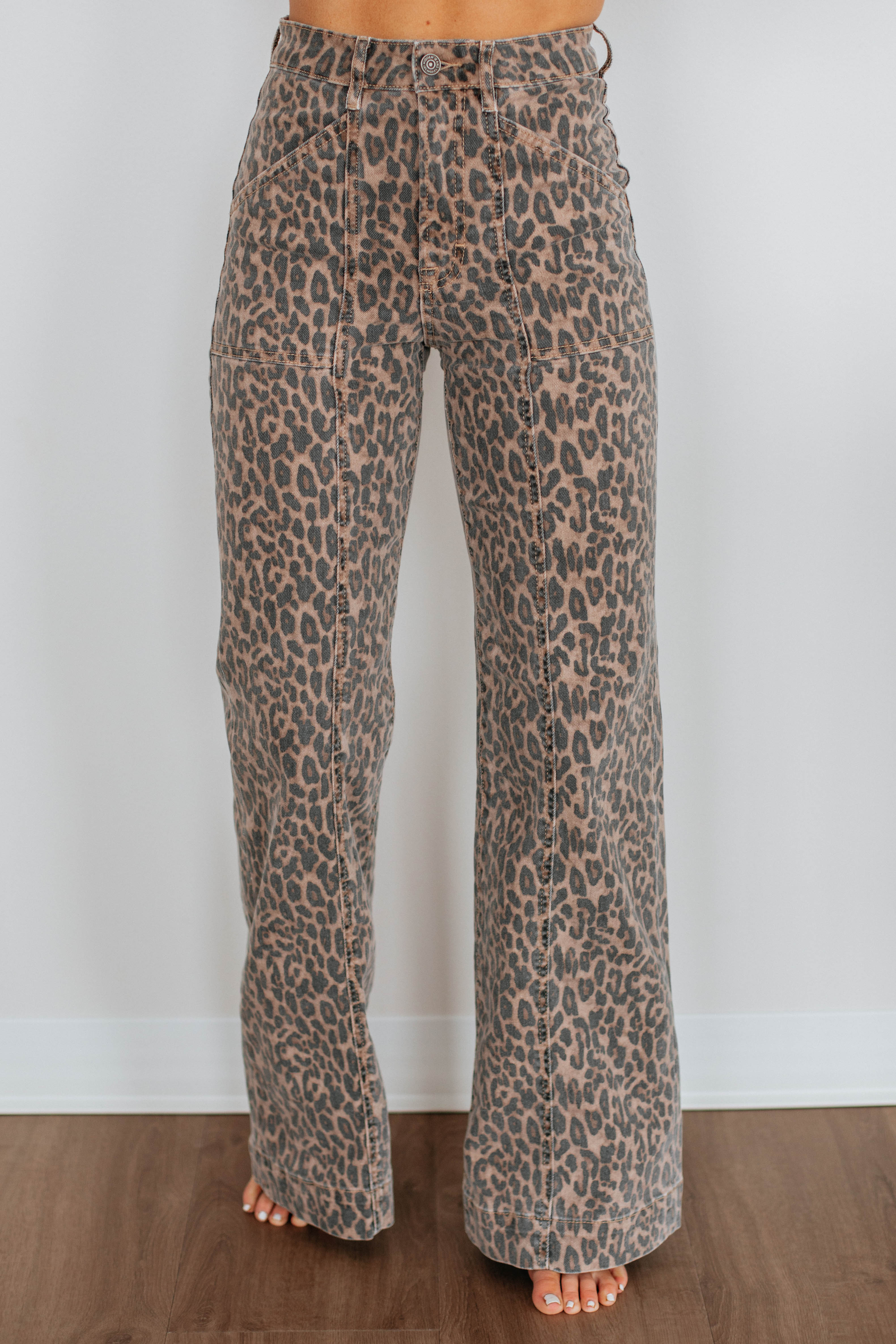 Happi Hidden Jeans - Cheetah