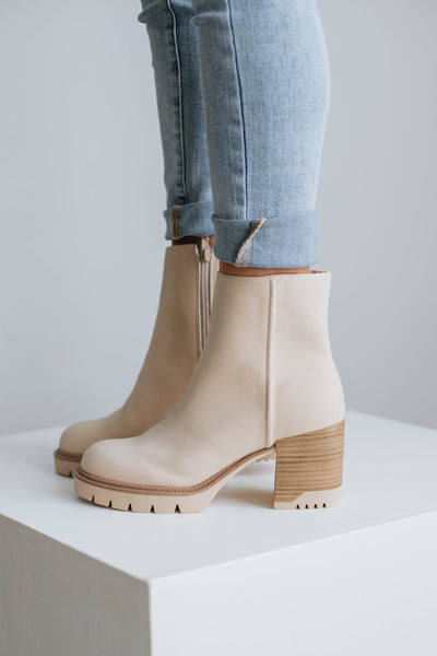 High Fashion Boots - Beige