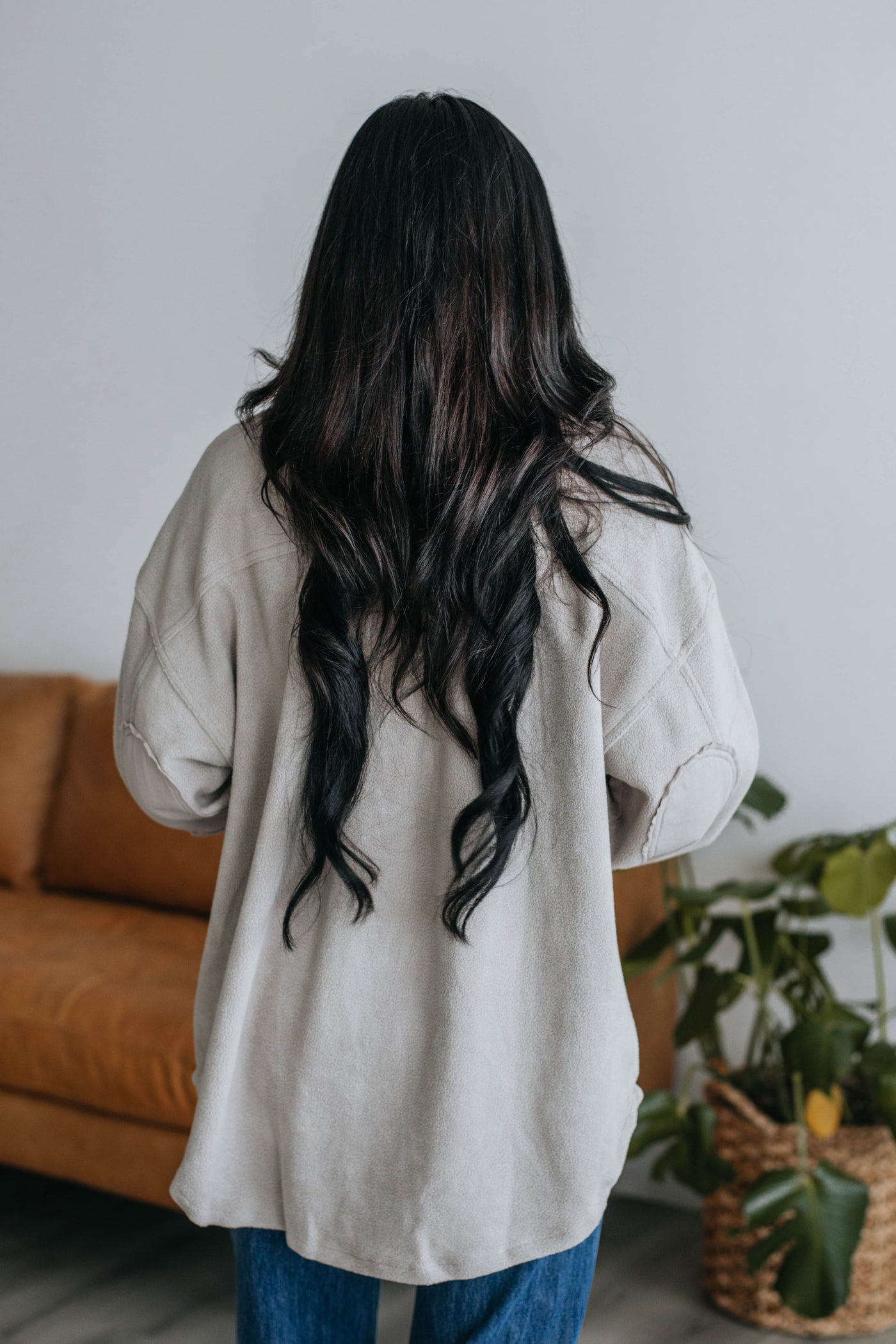 Huntington Fleece Shacket - Stone