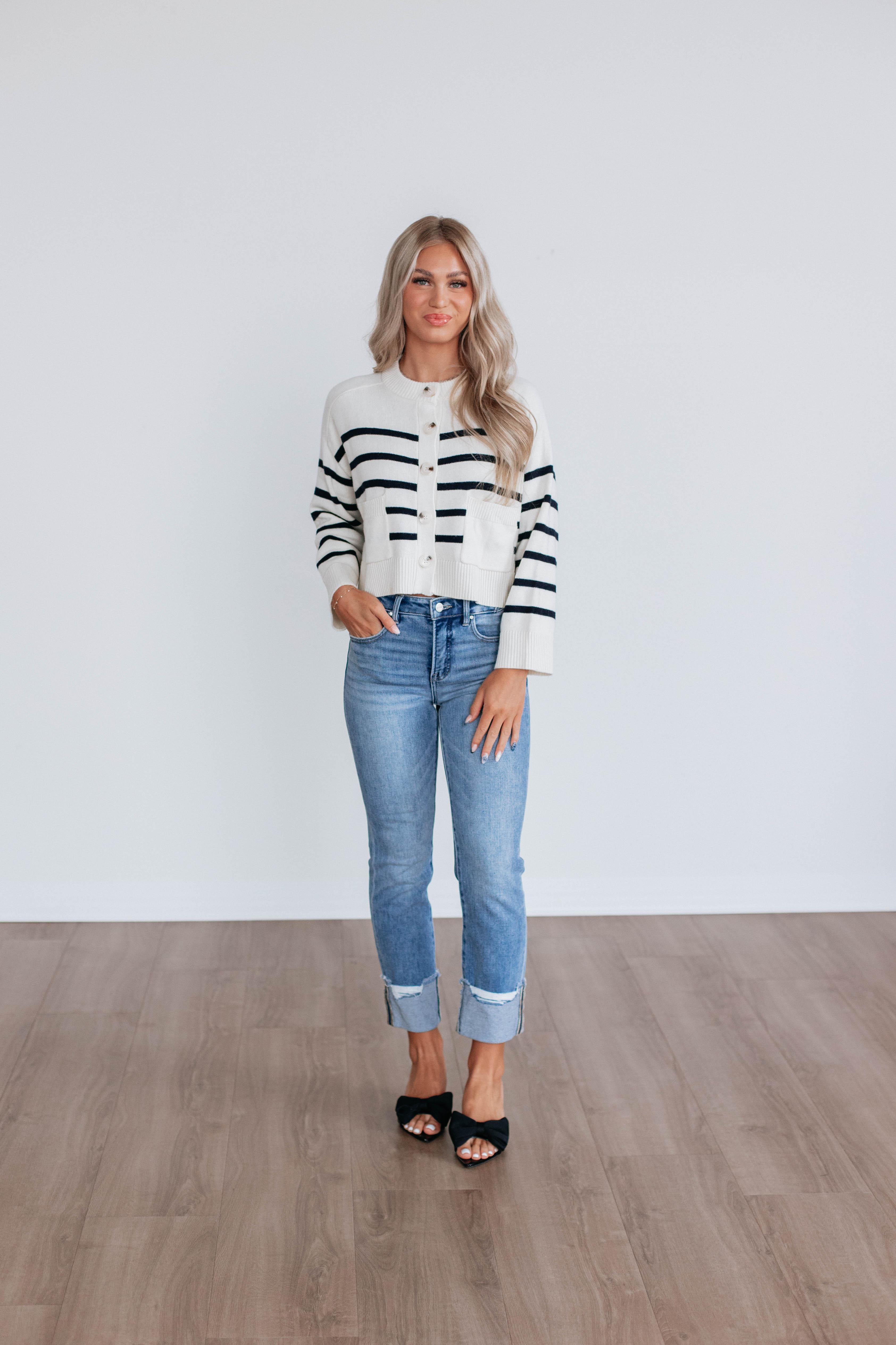 Harbor Striped Cardigan