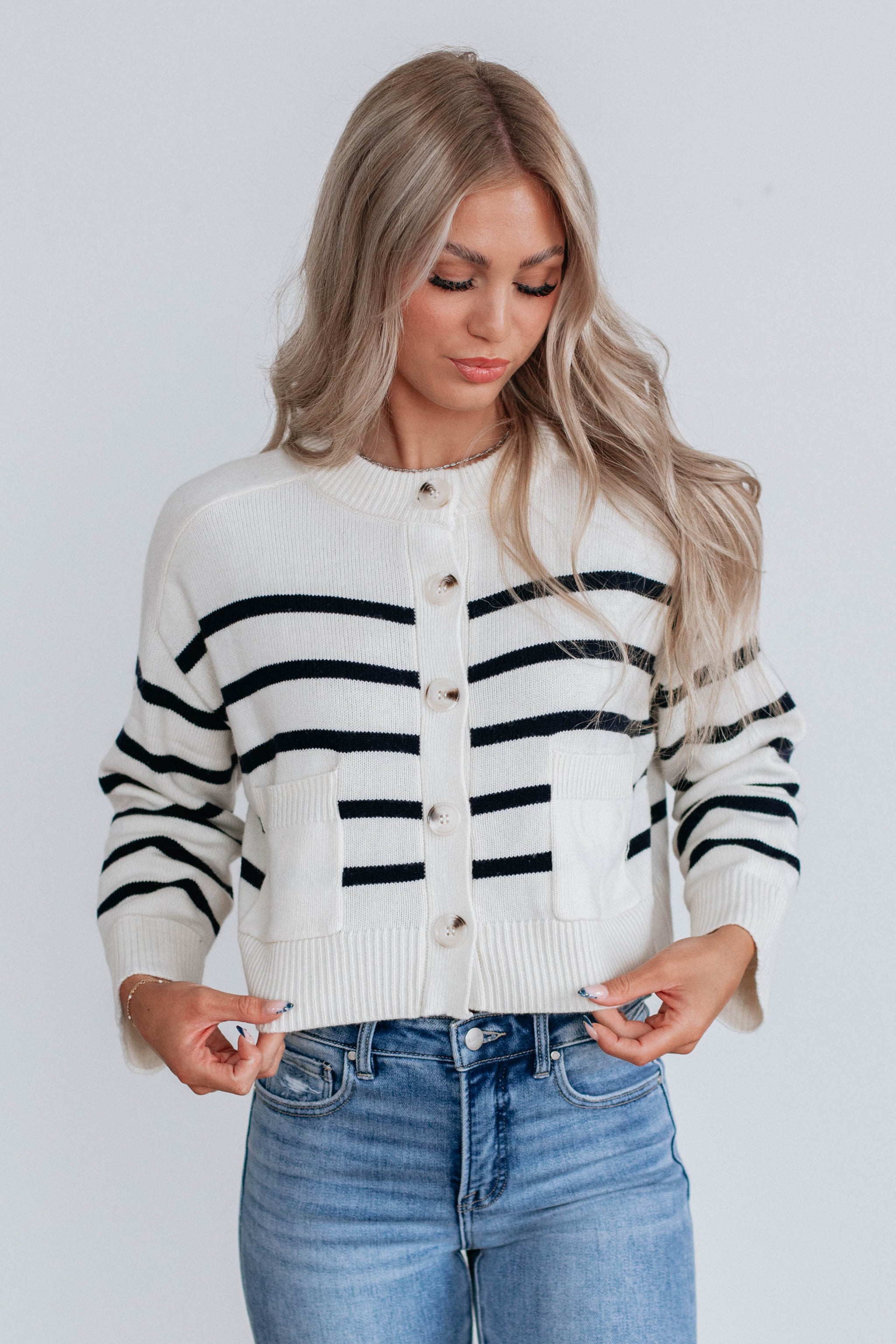 Harbor Striped Cardigan