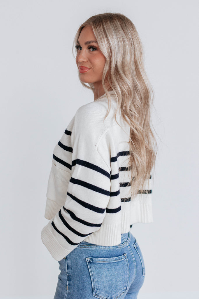 Harbor Striped Cardigan