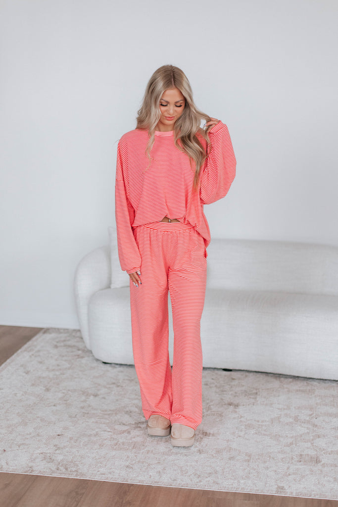 Cayla Striped Top - Bubblegum Mix