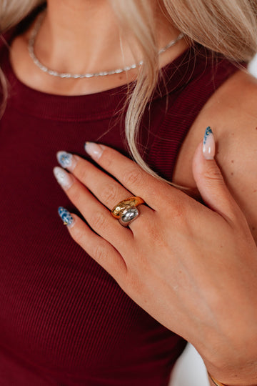 Elvia Two Tone Ring