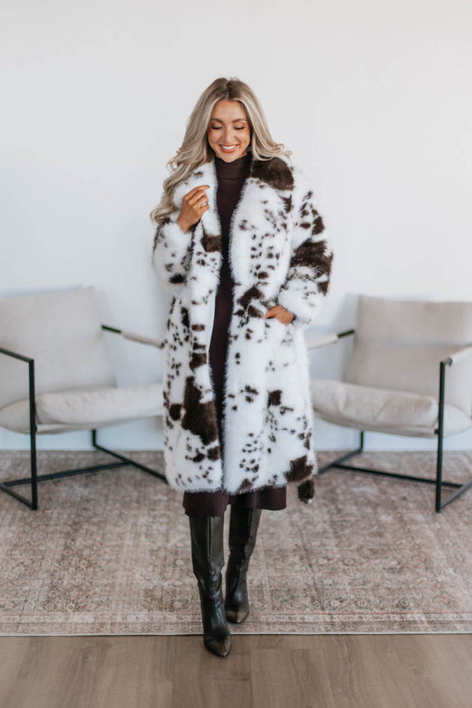 Chauntelle Faux Fur Coat