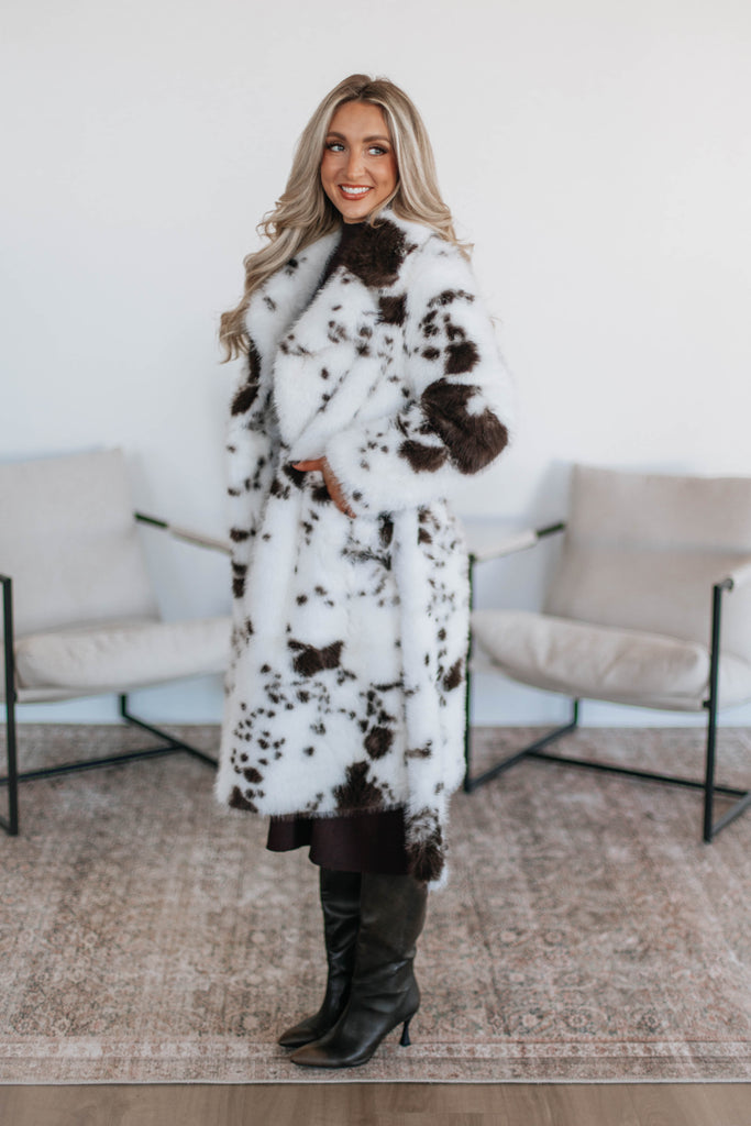 Chauntelle Faux Fur Coat