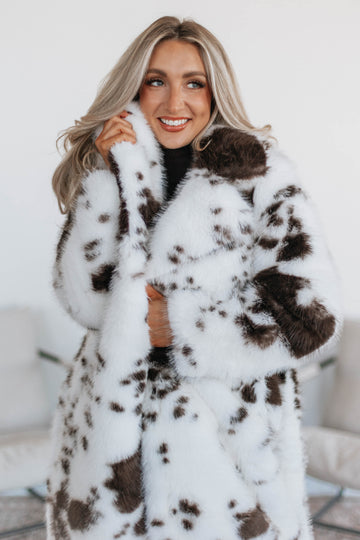 Chauntelle Faux Fur Coat