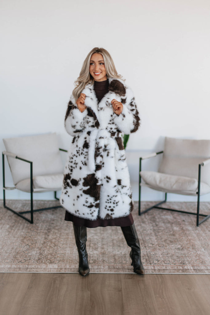 Chauntelle Faux Fur Coat
