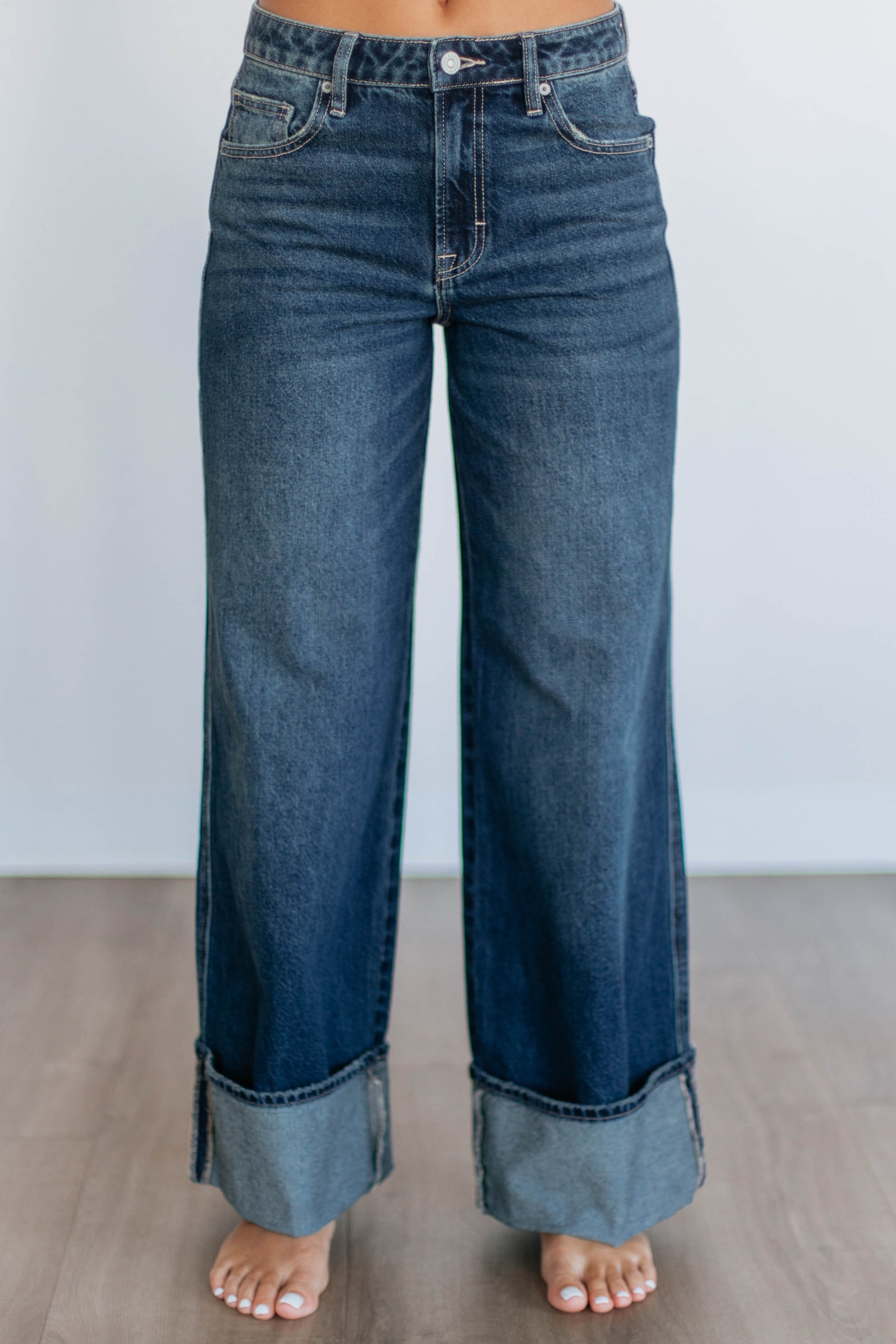 Nori Hidden Jeans - Dark Wash