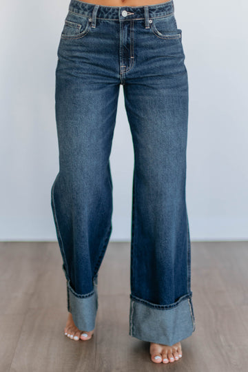Nori Hidden Jeans - Dark Wash