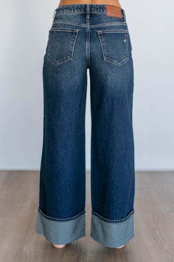 Nori Hidden Jeans - Dark Wash