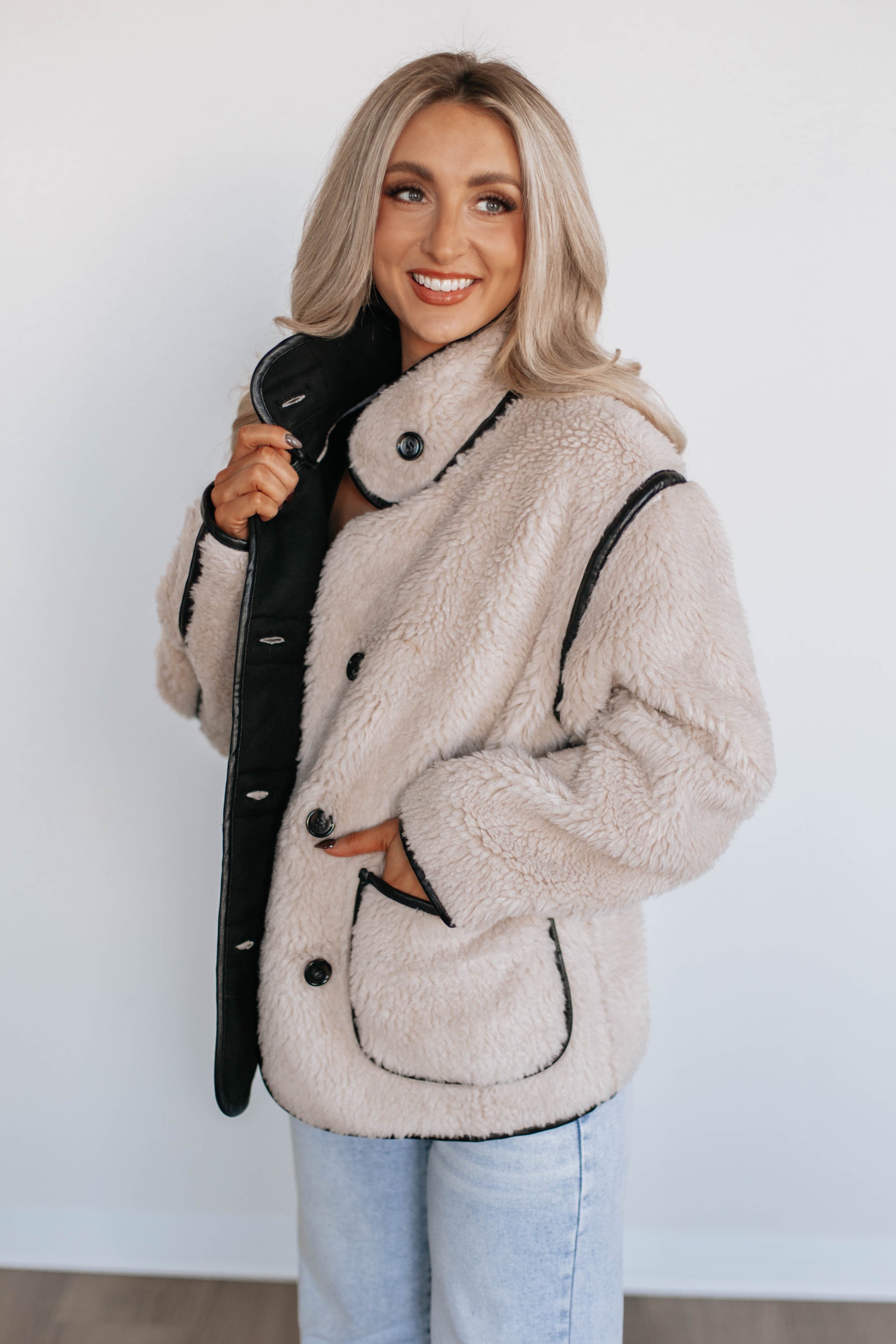 Karolyn Sherpa Jacket