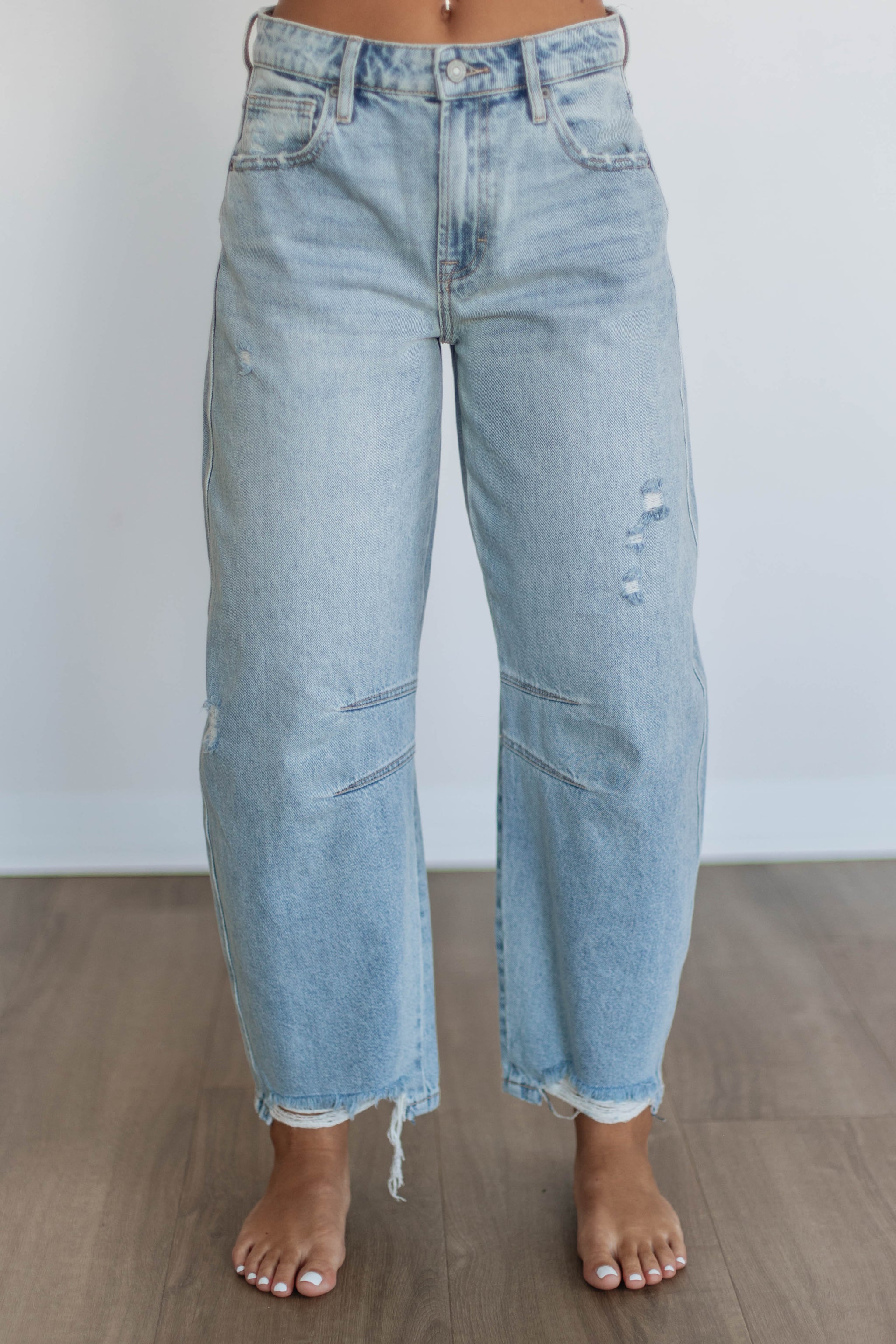 Sammie Hidden Jeans - Vintage Light Wash