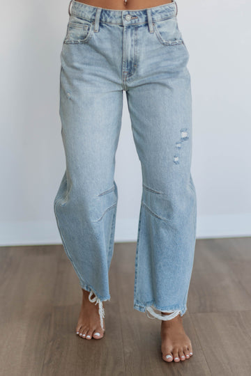 Sammie Hidden Jeans - Vintage Light Wash