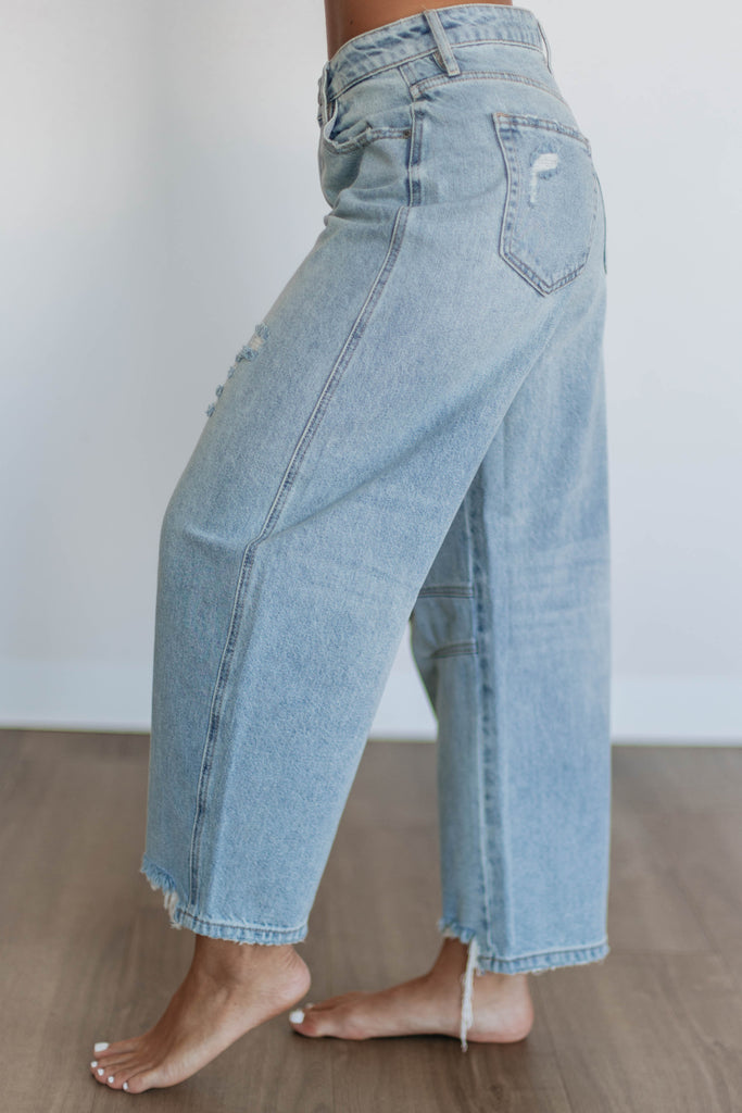 Sammie Hidden Jeans - Vintage Light Wash