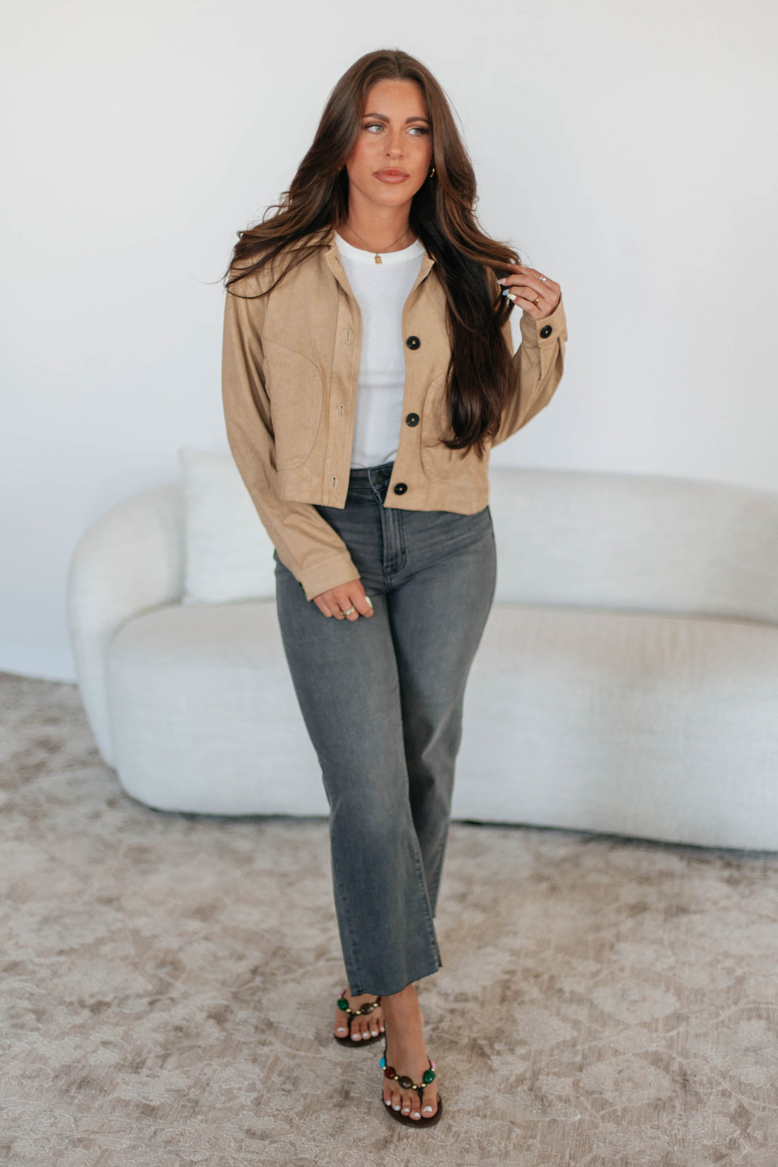 Leana Suede Jacket