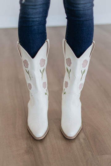 Floral Affair Cowgirl Boots