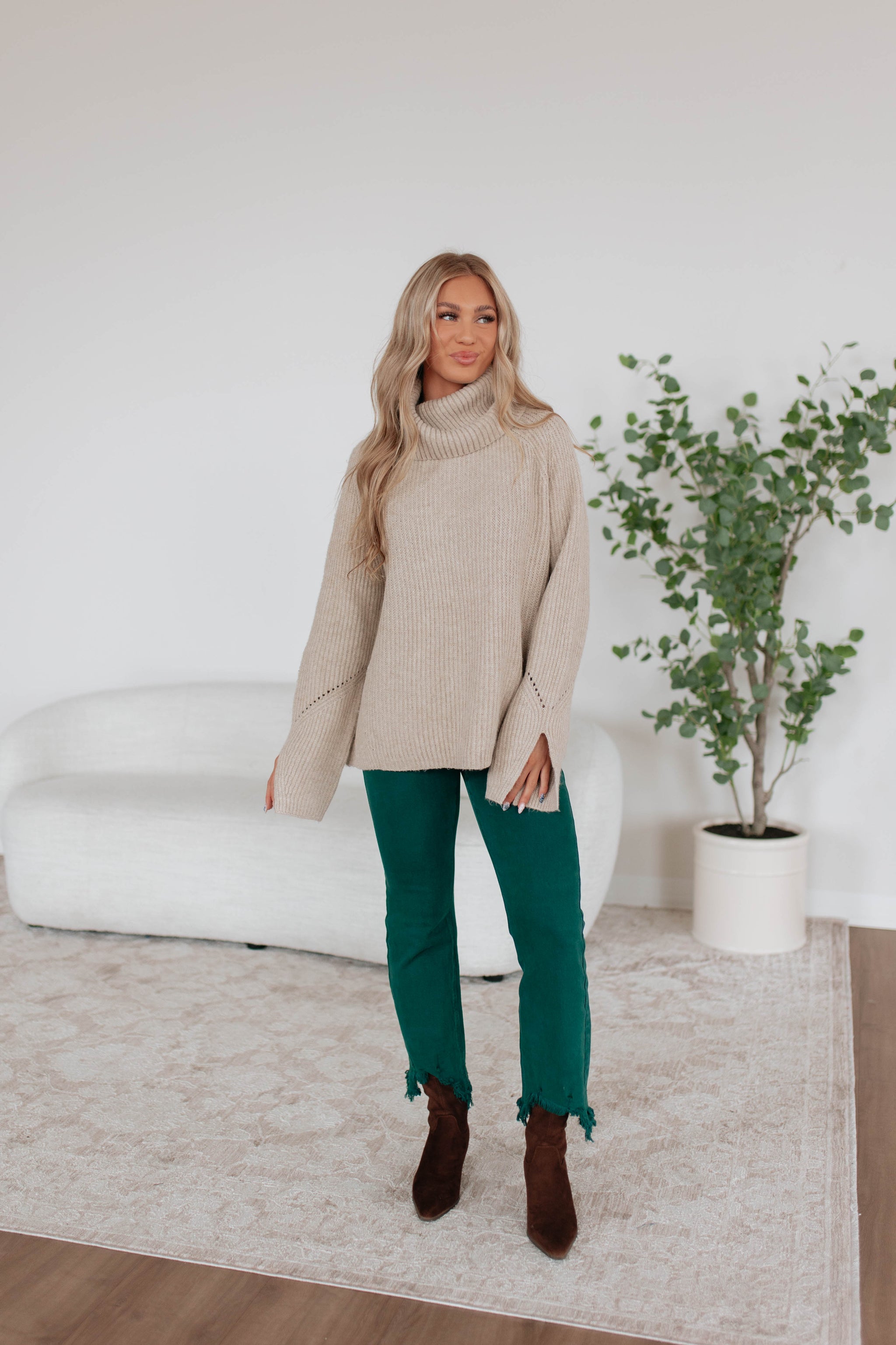 Yazmin Turtle Neck Sweater