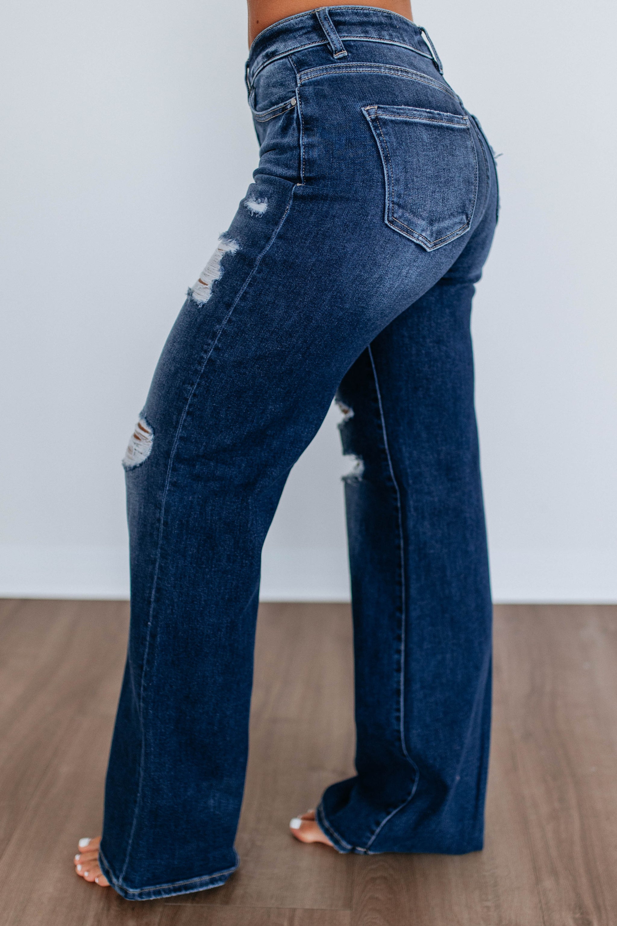 Kimora Risen Jeans - Dark Wash