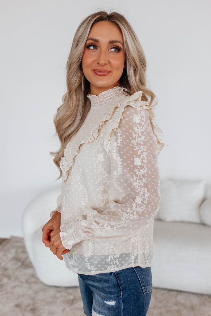 Rosalind Ruffled Top