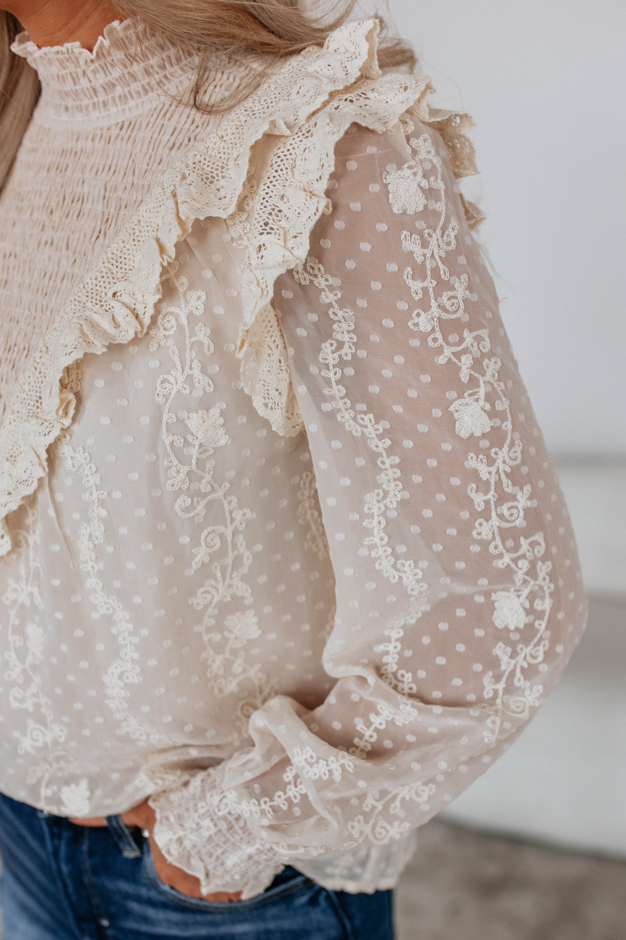 Rosalind Ruffled Top