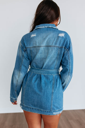 Christa Risen Denim Jacket Wild Oak Boutique Christa Risen Denim Jacket Wild Oak Boutique