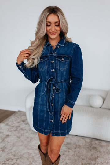 Myranda Risen Denim Dress