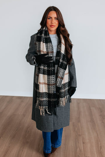 Cozy Up Plaid Scarf
