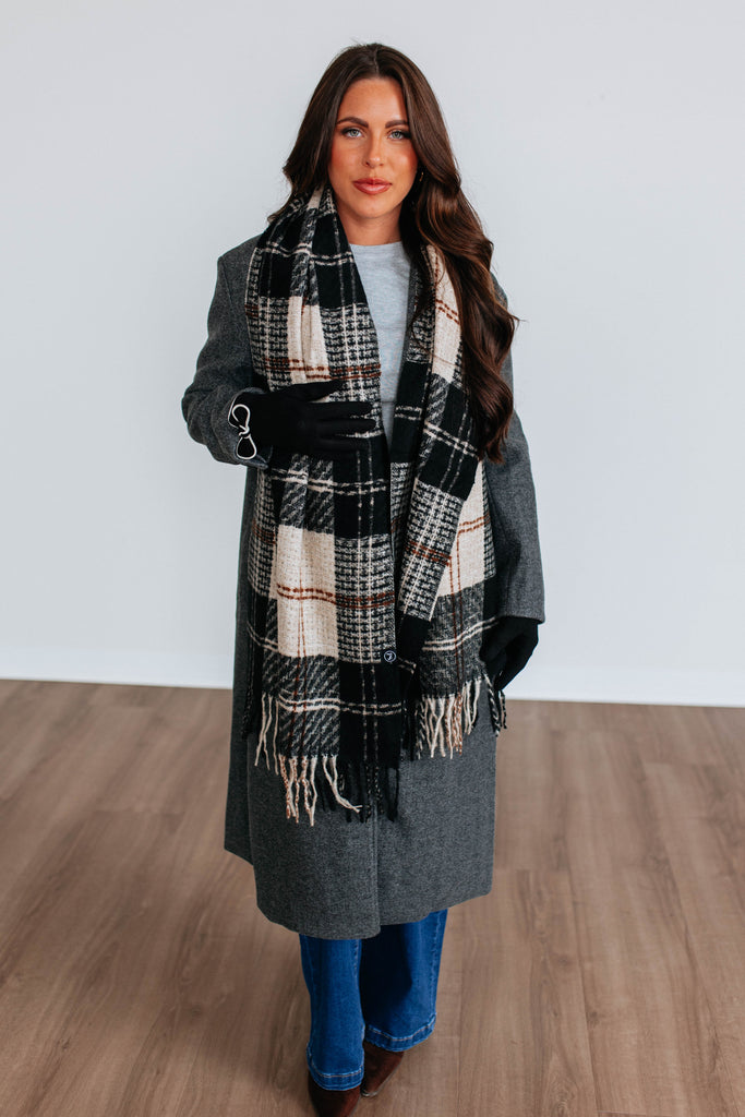 Cozy Up Plaid Scarf