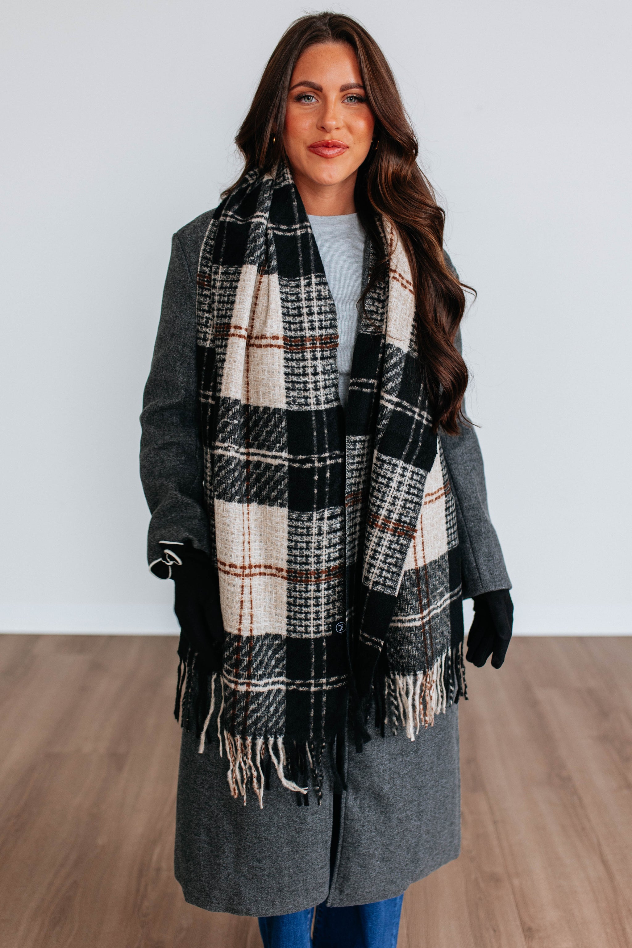 Cozy Up Plaid Scarf