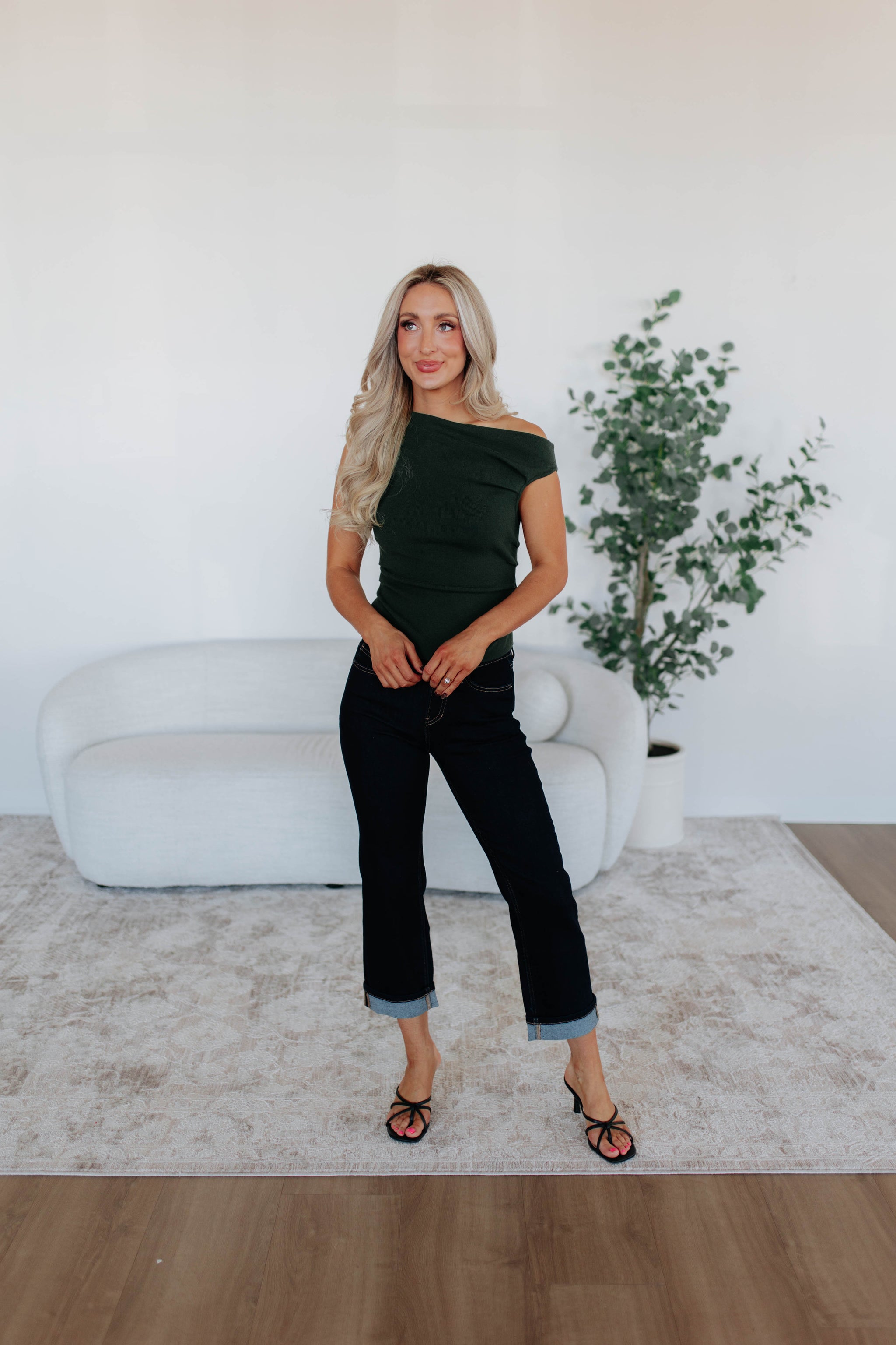 Let It Be Known Top - Forest Green