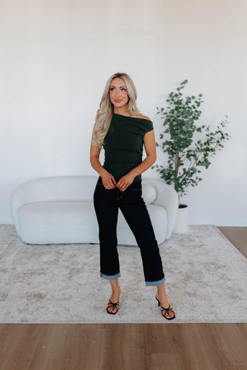 Let It Be Known Top - Forest Green