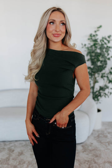 Let It Be Known Top - Forest Green