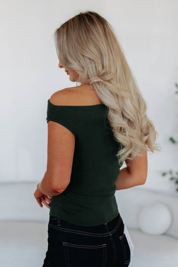 Let It Be Known Top - Forest Green