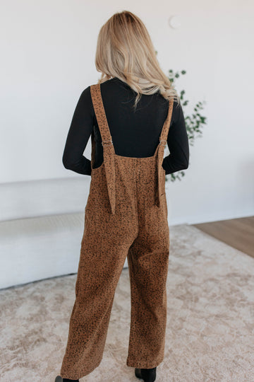 Ashlyn Leopard Overalls