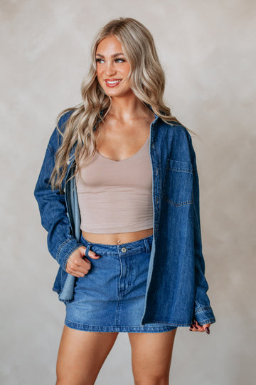 Jaila Denim Skirt