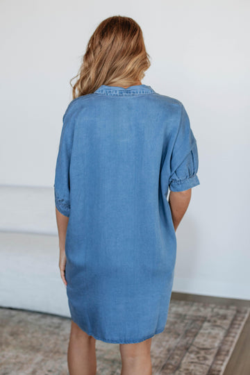 Janet Denim Shirt Dress